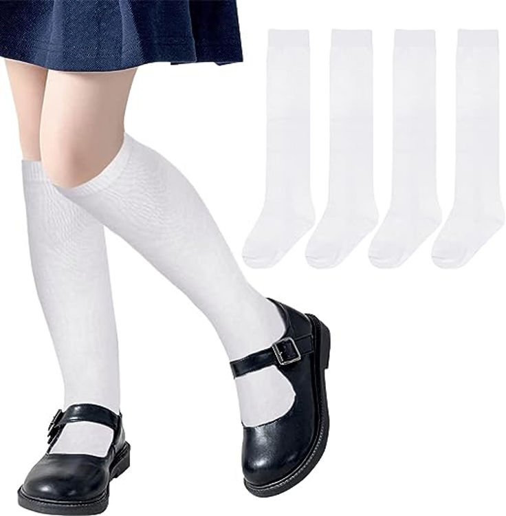 Picture of 43B425/27- BAY 6- COTTON RICH KNEE HIGH SOCKS